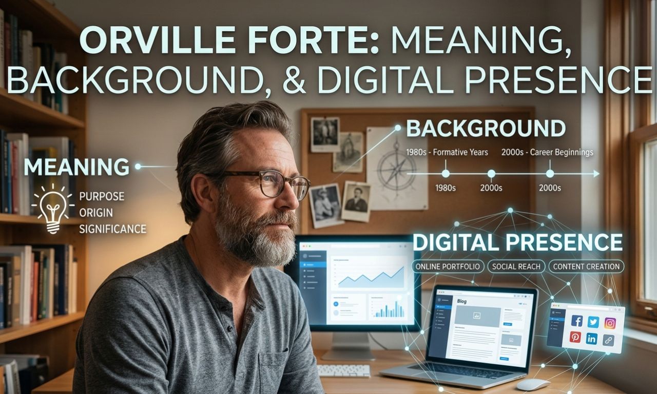 Explore the meaning, branding potential, online identity, and digital appeal of Orville Forte, a distinctive name gaining attention across modern internet culture and creative platforms.